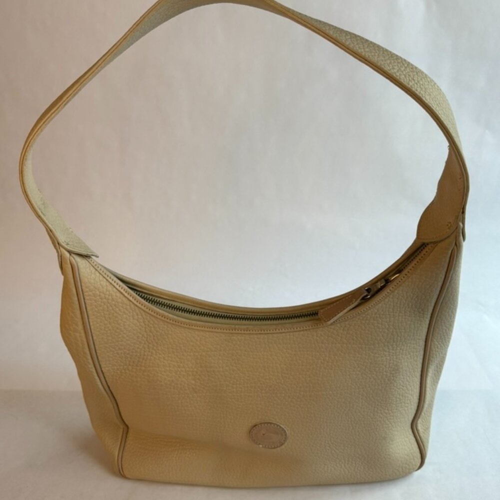 Dooney & Bourke Leather Cream Shoulder Bag